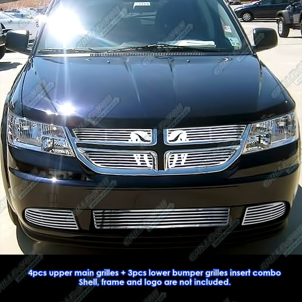 Fits 09-10 Dodge Journey Billet Grille Combo Fits 09-10 Dodge Journey Billet Grille Combo